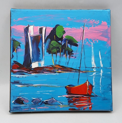 Peinture mixte sur - toile, jp
