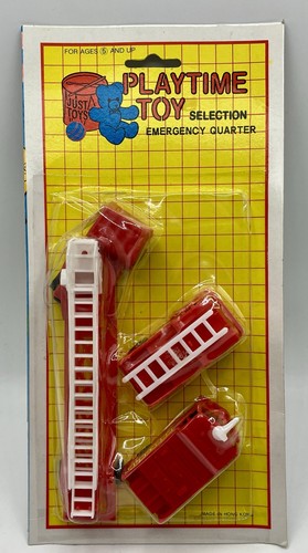 Set camions pompiers plastique