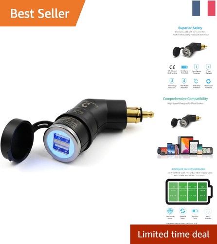 Chargeur moto usb ports - moto,