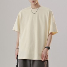 T-shirts homme Everyday Essential coupe ample manches courtes de couleurs unies