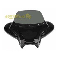 Batwing Noir Poli Plexi Fumée