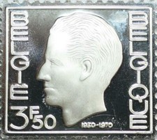 R0003 Belgium Timbre Monnaie