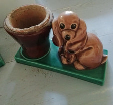 1 ancien chien ceramique