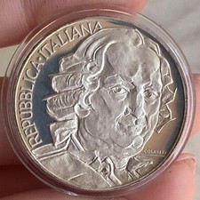 GOLDONI 500 LIRE 1993 SILVER SILVER PROOF UNC