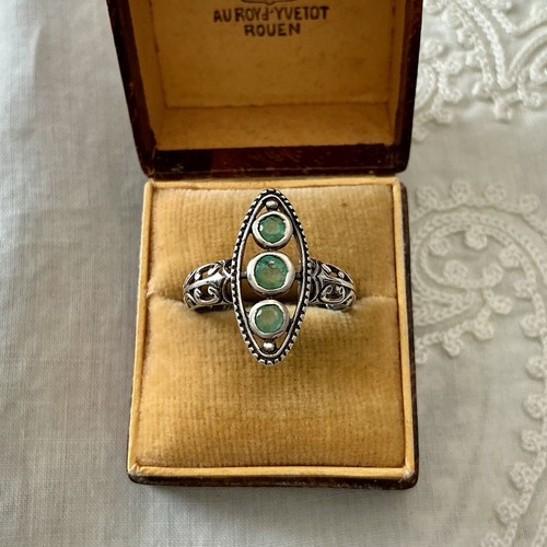 Emeraude veritable argent - emeraude, ,argent