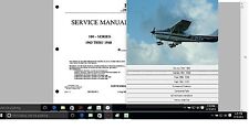 Cessna 182 service maintenance  manual set n engine 1956 - 1968  w A/Ds