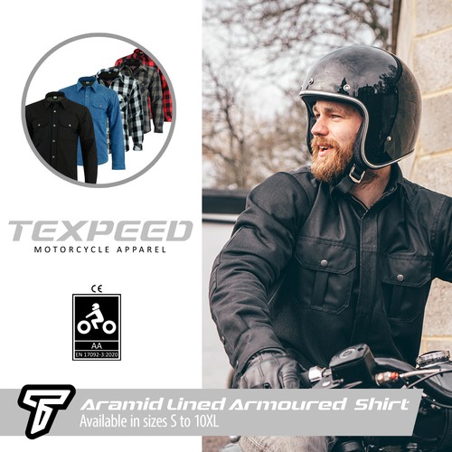 Veste moto aramide avec - veste, de