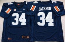 Bo Jackson Tigers Men Jersey - All Stitched Navy SEC