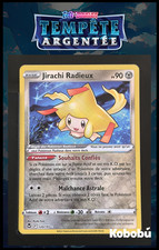 Carte Pokémon Jirachi Radieux 120/195 EB12 Tempête Argentée Epee Bouclier