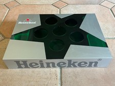 RARE / Nice aperitif tray - HEINEKEN bar meter for 6 beer glasses / VGC