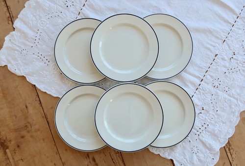 Assiettes dessert - 6, à