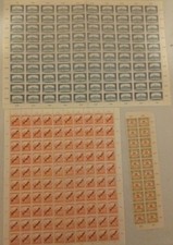 12 feuilles timbres Hongrie