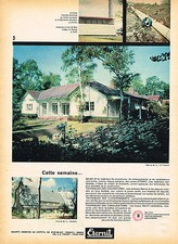 PUBLICITE ADVERTISING 025  1960  ETERNIT  couveture toit plaques