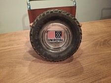 UNIROYAL Tires Advertising Ashtray. No Enamel Plaque 