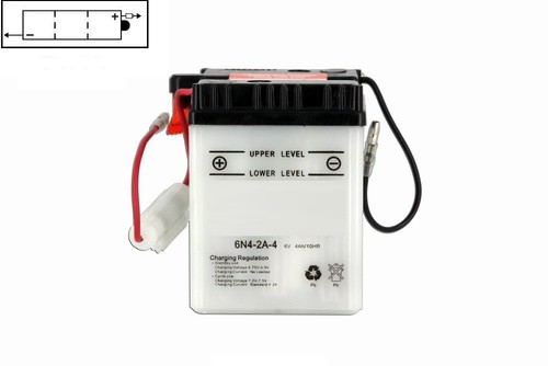 Batterie moto 6n4 6v 4ah - moto,
