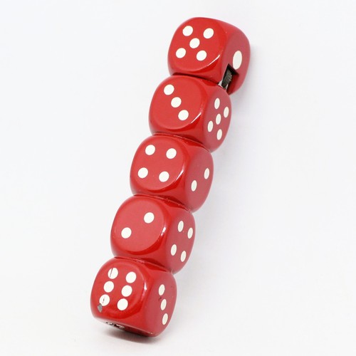 Rare briquet dés - , rouge