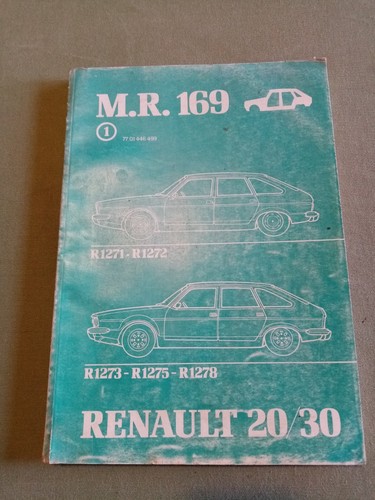 Renault r20 r30 manuel de - renault, /