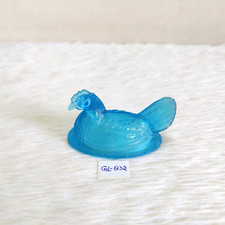 Vintage Poule Forme Bleu