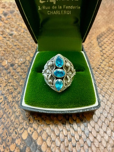 Ancienne bague trilogie - trilogie, unique