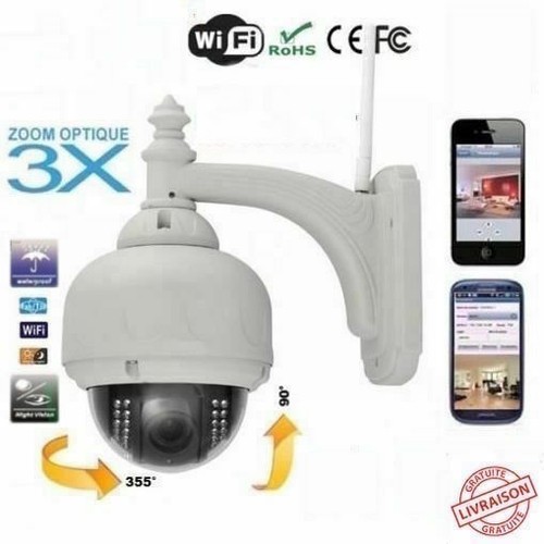Caméra dôme métal wifi - métal, ip