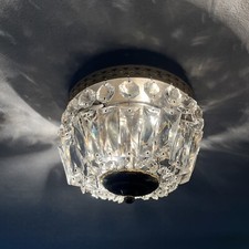 Plafonnier corbeille pampilles