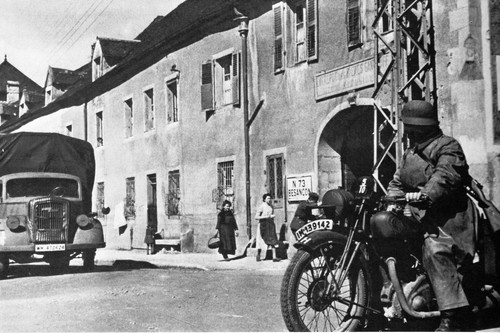 Ww2 motocycliste allemand - ww2,