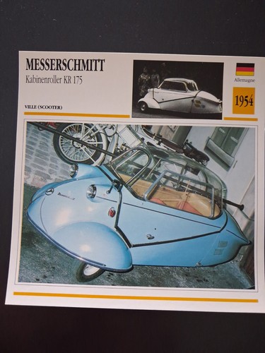 Messerschmitt kabinenroller - messerschmitt,