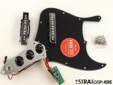 Fender Squier Affinity Active Jazz Bass V 5 String, LOADED PICKGUARD Black