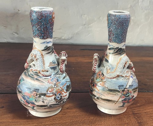 Paire vases japonais - de, en