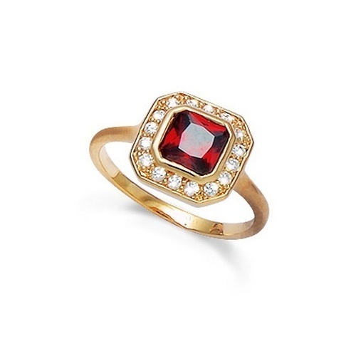Dolly bijoux bague carré - bague, 11mm