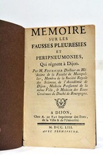 FOURNIER (J.). Mémoires sur