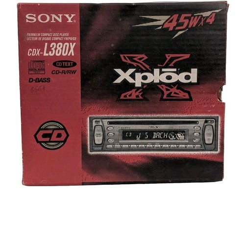 Sony auto radio cdx l380x - radio, cdx-l380x
