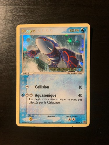 Carte pokémon kyogre 6 - kyogre, 6/106