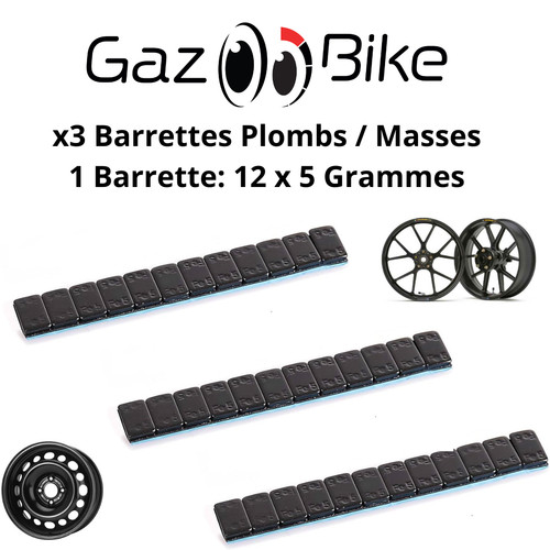 Barrettes plomb masse - 3,