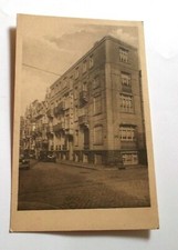 Old postcard Ostend Belgium Pension Vanhee