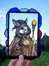 Vitrail Tiffany Lapin –