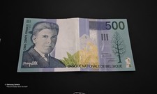 Billet De Banque : 500fr Belge Rene Magritte De Très Très Bonne Qualité