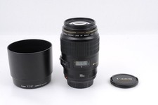 Canon EF 100mm f/2.8 Macro USM AF Prime Lens + Hood [Mint] from Japan #L4073