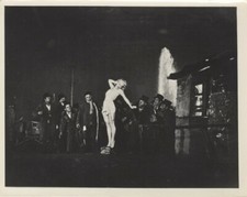 Miracle in Milan Alba Arnova Leggy Blonde Statue Coming to Life Original Photo 