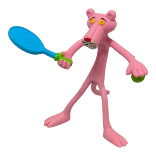 Sympa figurine panthère - figurine, rose