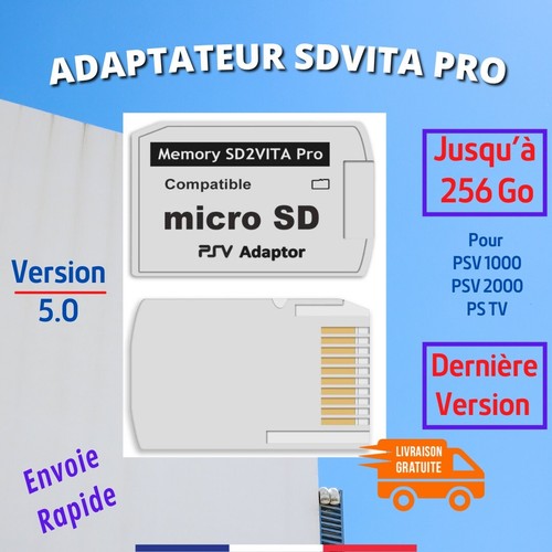 Adaptateur sd2 vita - pro, pour