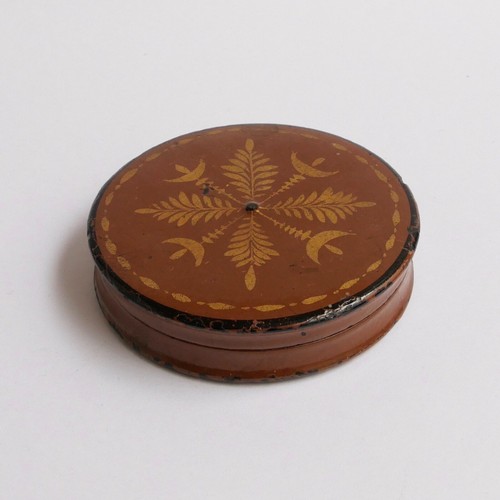 Tabatière laque ou - ou, vernis
