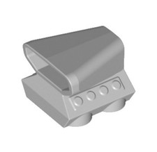 LEGO 4259422 ENGINE BLOCK 2X2X1 1/3 - MEDIUM STONE GREY