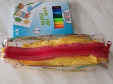 MINI BABYBEL ADVERTISING PENCIL CASE + COLORED PENCILS COLLECTOR