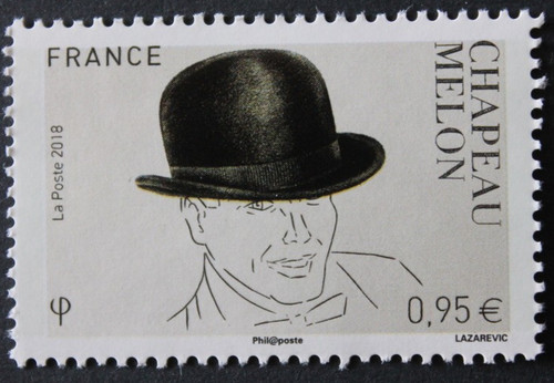 Timbre france chapeau - france,