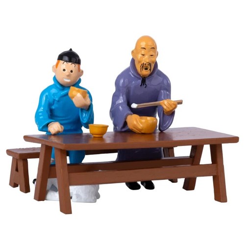 Figurine tintin scène - scène, du