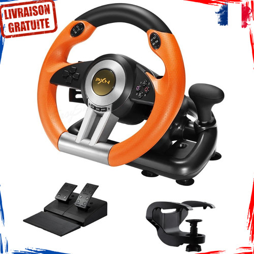Volant gaming pédales - volant,