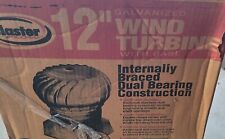 Master Flow Wind Turbine Dual Bearing 12 Inch Mill Galvanized Internally Braced 