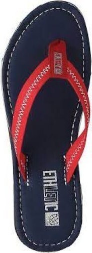 Tong vegan bleue rouge flip - bleue, et
