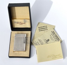 1970s Boxed S.T DUPONT LIGNE 1 Lighter with Papers